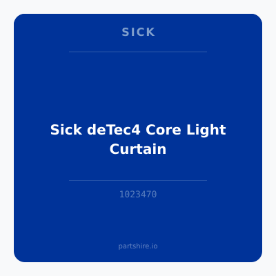 Sick deTec4 Core Light Curtain