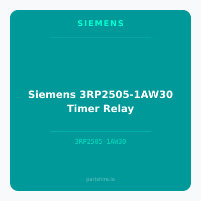 Siemens 3RP2505-1AW30 Timer Relay