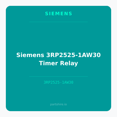 Siemens 3RP2525-1AW30 Timer Relay