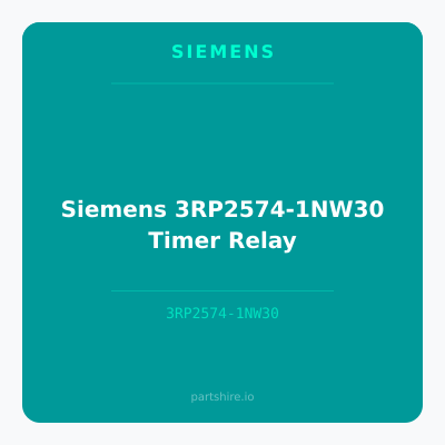 Siemens 3RP2574-1NW30 Timer Relay
