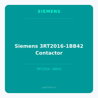 Siemens 3RT2016-1BB42 Contactor