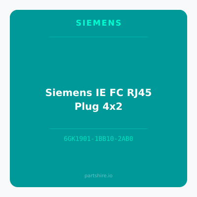 Siemens IE FC RJ45 Plug 4x2