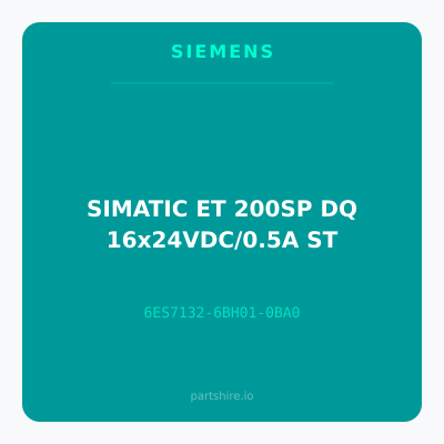 SIMATIC ET 200SP DQ 16x24VDC/0.5A ST