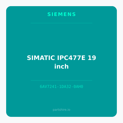 SIMATIC IPC477E 19 inch