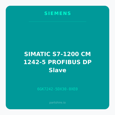 SIMATIC S7-1200 CM 1242-5 PROFIBUS DP Slave