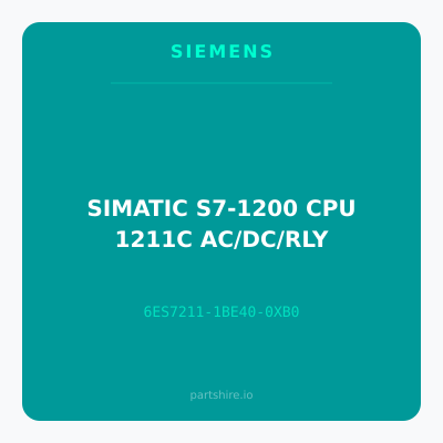 SIMATIC S7-1200 CPU 1211C AC/DC/RLY