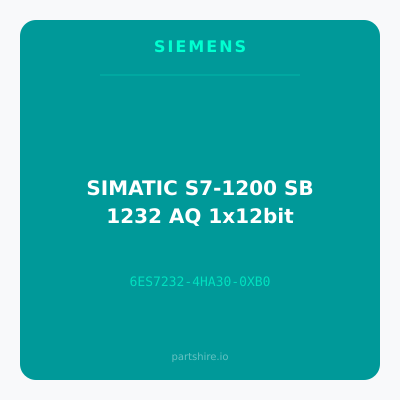 SIMATIC S7-1200 SB 1232 AQ 1x12bit