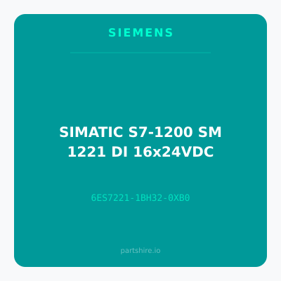 SIMATIC S7-1200 SM 1221 DI 16x24VDC