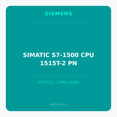 SIMATIC S7-1500 CPU 1515T-2 PN