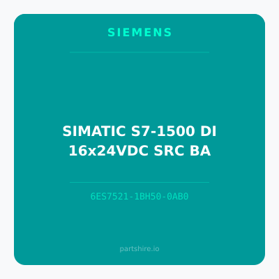 SIMATIC S7-1500 DI 16x24VDC SRC BA