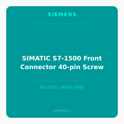 SIMATIC S7-1500 Front Connector 40-pin Screw