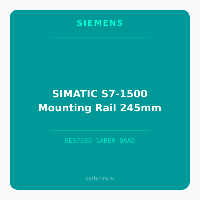 SIMATIC S7-1500 Mounting Rail 245mm