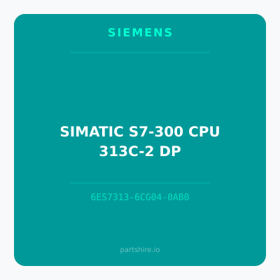 SIMATIC S7-300 CPU 313C-2 DP