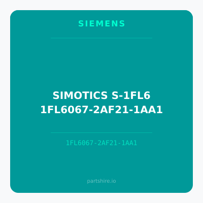 SIMOTICS S-1FL6 1FL6067-2AF21-1AA1