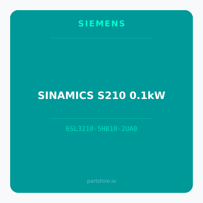 SINAMICS S210 0.1kW