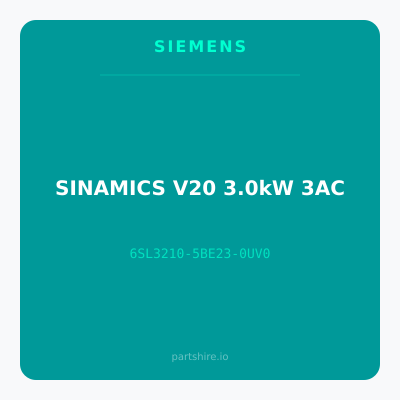 SINAMICS V20 3.0kW 3AC