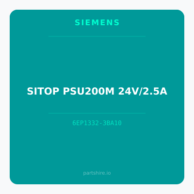 SITOP PSU200M 24V/2.5A