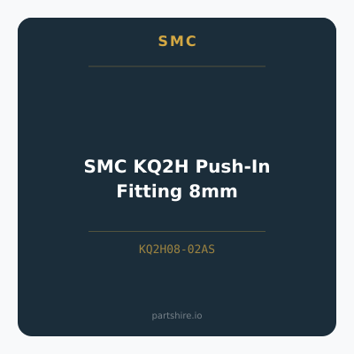 SMC KQ2H Push-In Fitting 8mm