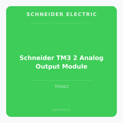 Schneider TM3 2 Analog Output Module