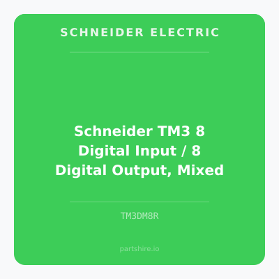 Schneider TM3 8 Digital Input / 8 Digital Output, Mixed