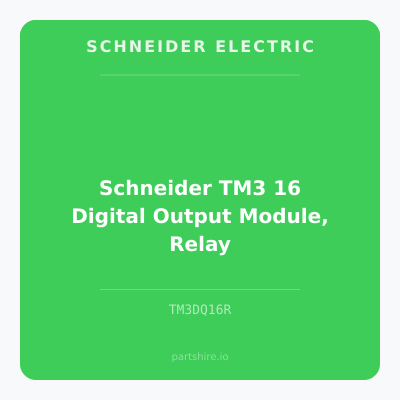 Schneider TM3 16 Digital Output Module, Relay