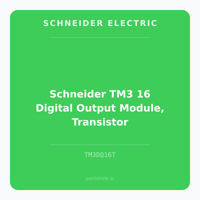 Schneider TM3 16 Digital Output Module, Transistor
