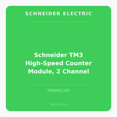 Schneider TM3 High-Speed Counter Module, 2 Channel