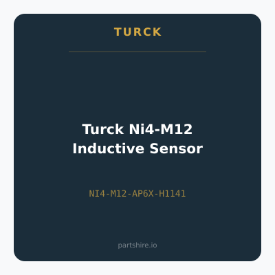 Turck Ni4-M12 Inductive Sensor