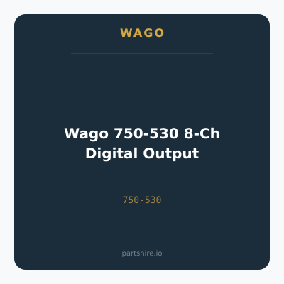 Wago 750-530 8-Ch Digital Output