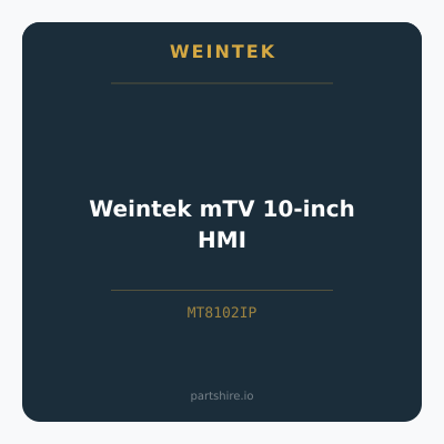 Weintek mTV 10-inch HMI