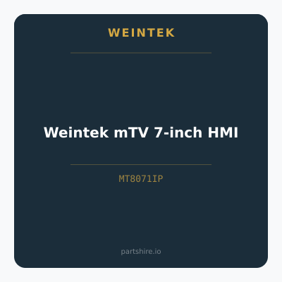 Weintek mTV 7-inch HMI