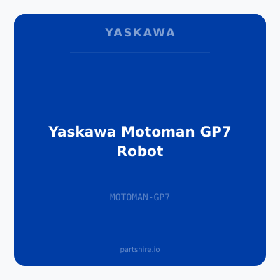 Yaskawa Motoman GP7 Robot